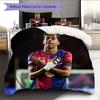 Biancheria da letto con motivo Lamine Yamal Decorazione per la casa Regalo di compleanno (1 * copripiumino + 2 * federa, senza nucleo)