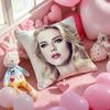 S-Scarlett J-Johansson Kissenbezug mit Aufdruck für Wohnzimmer-Sofakissenbezug & Schlafzimmerdekoration