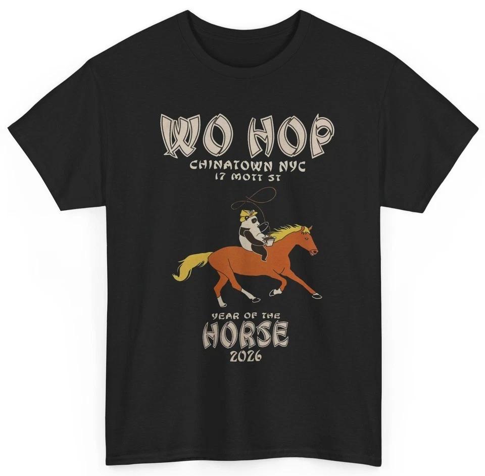 Wo Hop Chinatown NYC 2026 Year of the Horse Unisex Shirt S-5XL Q1412 2XL