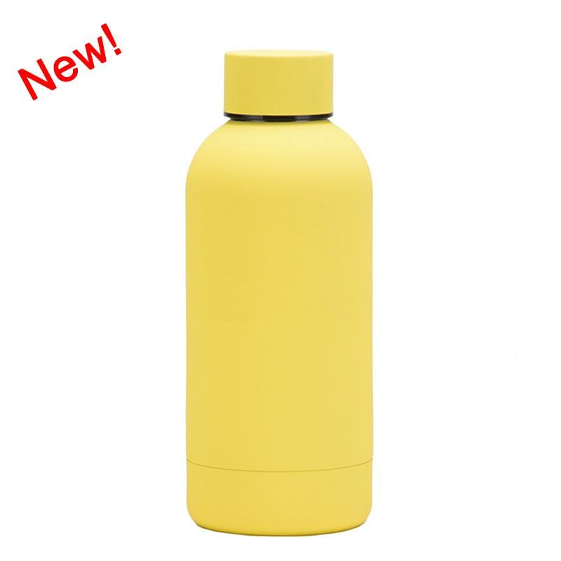 350ml Double Wall Stainless Steel Vacuum Insulated Travel Mug Mini Water Bottle Office Gym Car