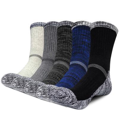 Wintersocken für Herren, dicke Thermosocken aus Kaschmir, Schneesocken, Klettern, Wandern, Sport, nahtlose Stiefel, Bodenschlafsocken für Männer