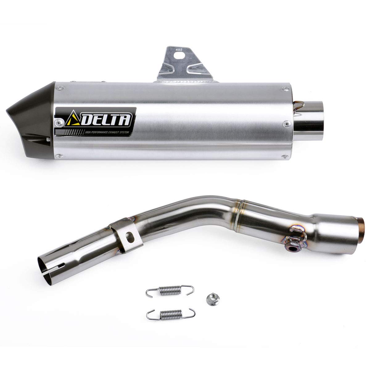 

Dirtfreak DELTA Kawasaki KLX230 KLX230SM 2023 Barrel Silencer JMCA Certified Public Road Usable Silver F3817 Model 2020-2022, 4-s (Old Number