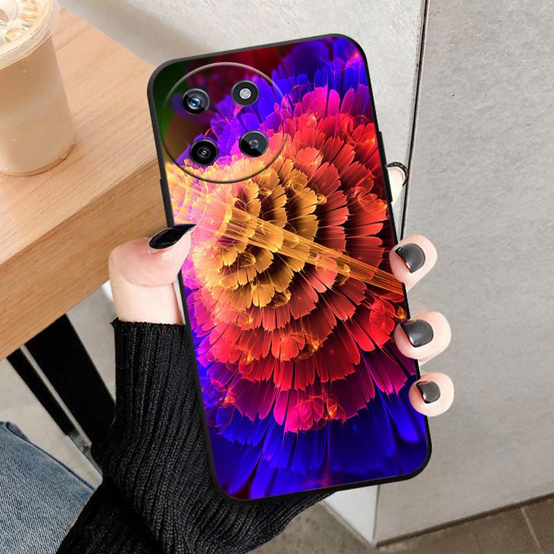For Realme 11 4G Case Cat Fashion Silicone TPU Capa Fundas For Realme 11 4G Painted Lovely Realme11 Soft Cover Protective Capa