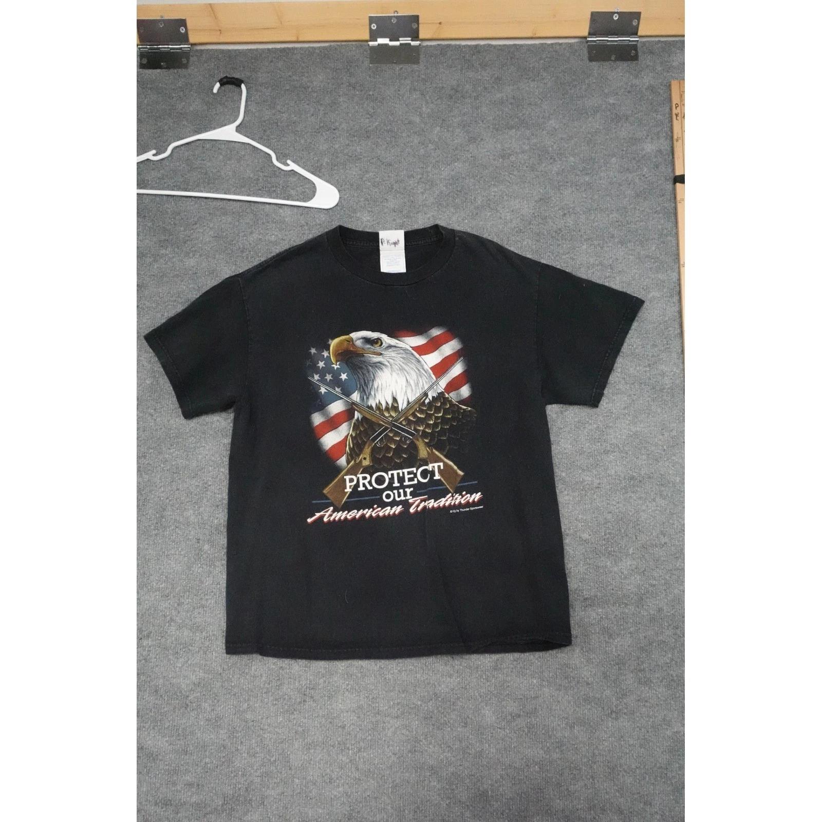 Protect Our American Tradition Eagle Mens Sz L TShirt 4XL