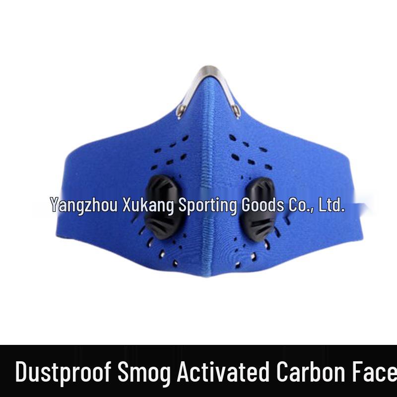 Xukang Breathable Cycling Face Mask - Windproof, Dustproof, Activated Carbon for Men & Women. Ideal for Outdoor Sports.