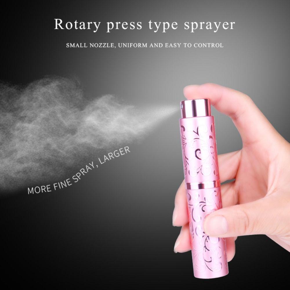 Empty Perfume Bottle Aluminium Oxide Perfume Atomizer Bottle Portable Cosmetic Container Travel