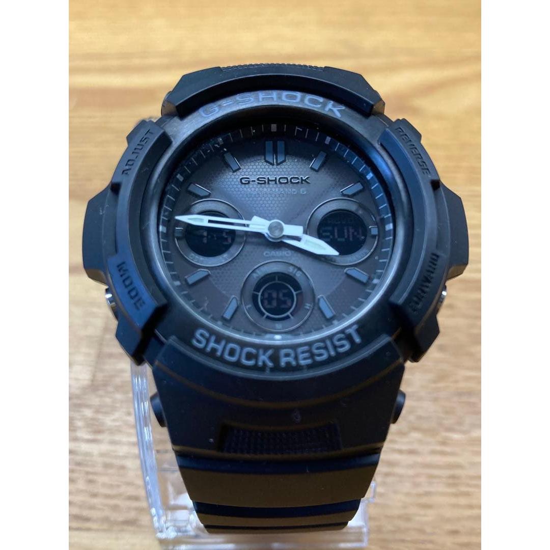 Used CASIO G-SHOCK AWG-M100B 1AER Radio Solar Watch