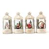 Christmas Crystal Ball Music Box With Snowman Scene For Holiday Decor And Gifts