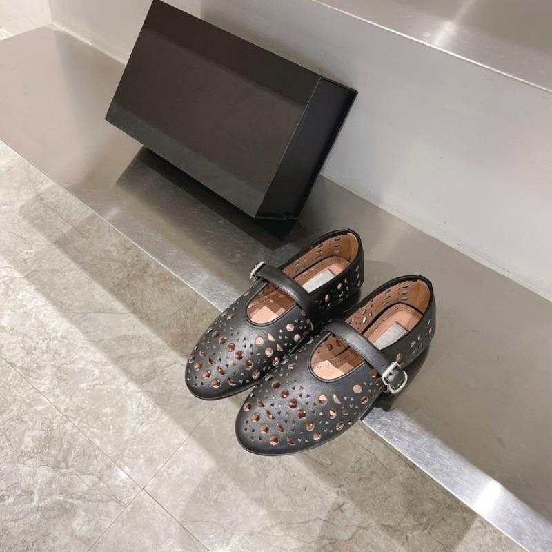 Hollow Out Women's Shoes, Breathable Soft Soled Sandals, Women's Flat Bottomed Comfortable Dancing Shoes