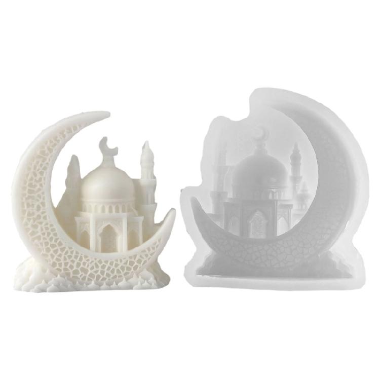 Reusable Creative Lunar Candle Silicone Mold Fast Release Design Ideal For Chocolate Molding DIYer Enthusiasts And Gift