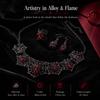 3pcs Zinc Zinc Zinc Alloy Black Spider Necklace Earrings Ring Set Punk Hollow Necklace  Dark Theme Events