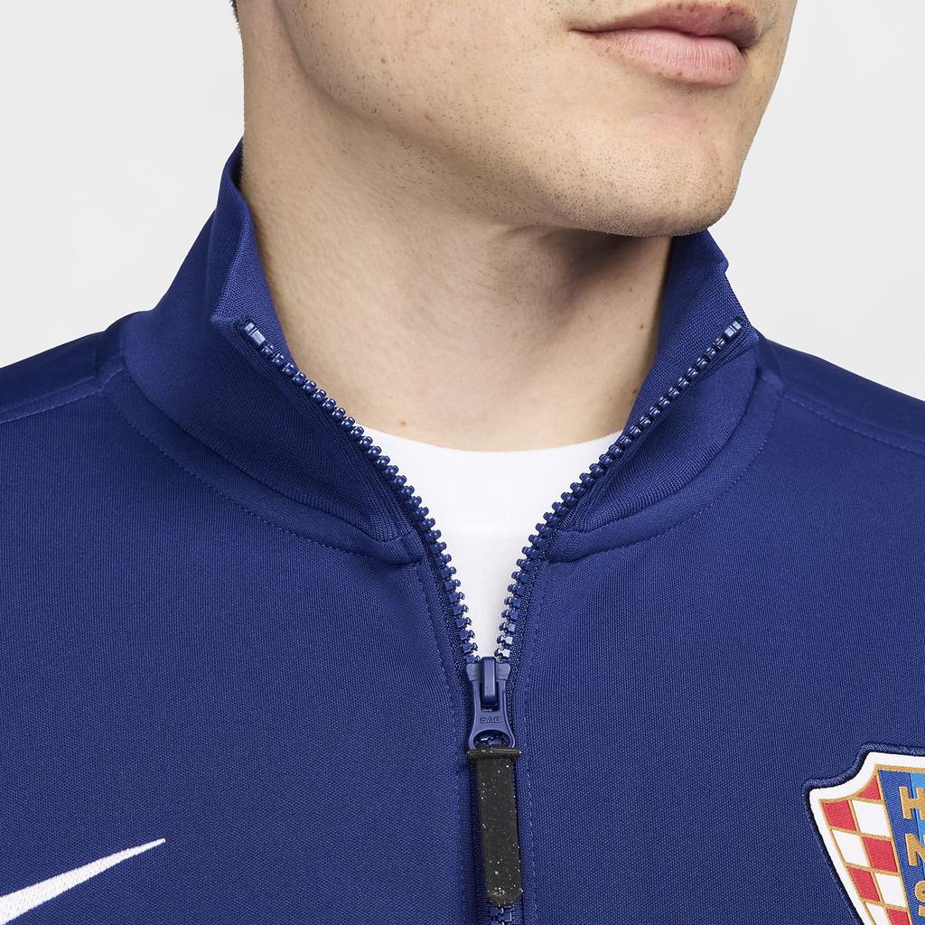 Nike Croatia Academy Pro Loose Fit Color Block Long Sleeve Quick Dry Jacket Men Jackets Deep-Royal-Blue FZ8588-455