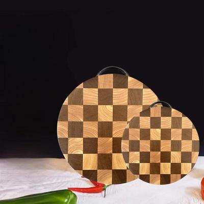 Wenge & Gummibaum Schachbrett Schneidebrett