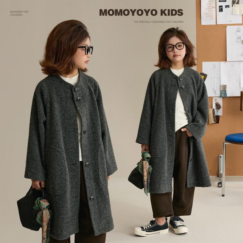 Notting Hill Girls  Winter Retro Wool Blend Coat 160