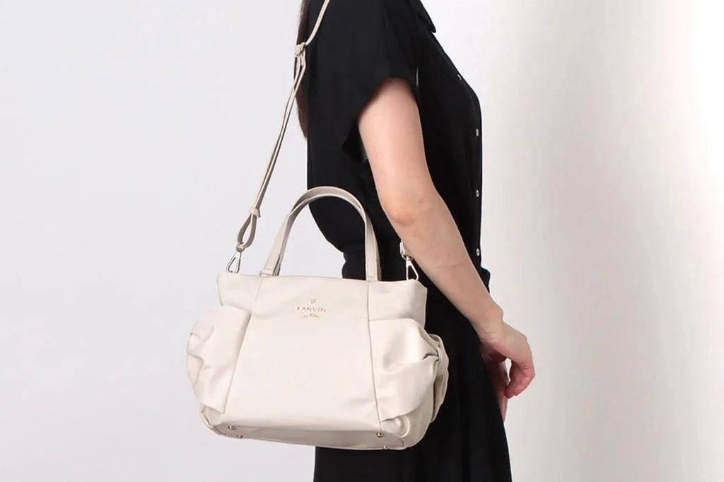 en Tote Black [Lanvin Bleu] 2-Way Bag, LAN-483941-10