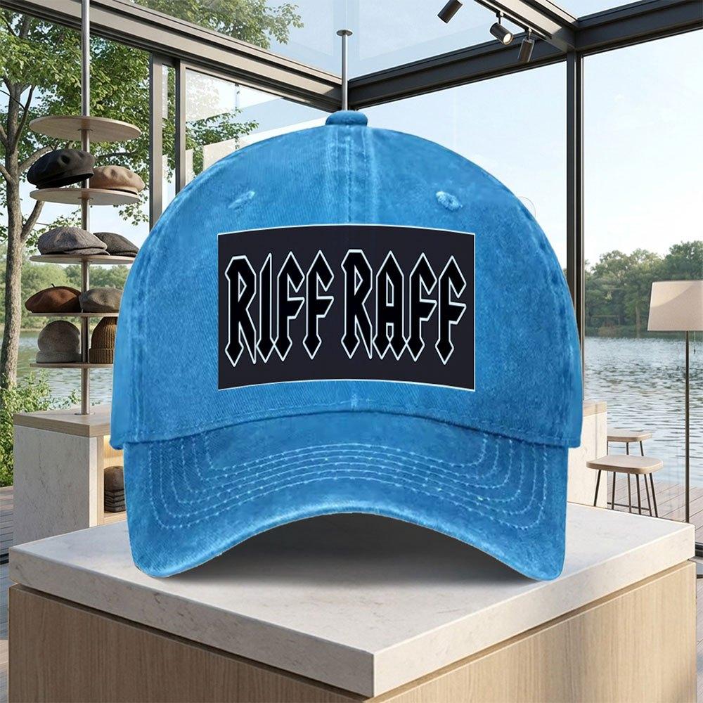 Riff Raff Unisex Baseball Cap For Golf Driving Fishing Outdoor Sports Adjustable Sporty Running Hat Hand Washable