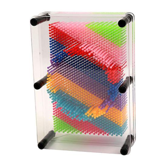 3D pin art senzorická hračka novinka klon ruční model jehlová hračka plastová fidget dlaňová deska pro domácí dekoraci stolu narozeninový dárek pro děti i dospělé