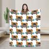 BAD BUNNY TOUR 2025 Blankets Coral Fleece Plush Winter Multi-function Lightweight Thin Throw Blankets for Bed Outdoor Bedspread