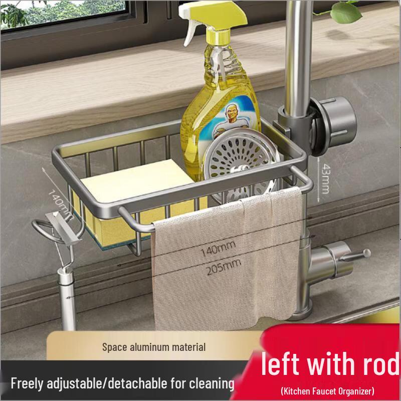 

Zhi Shi Kitchen Faucet Organizer Drain Rack