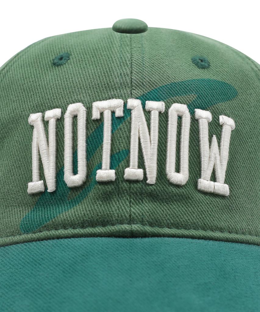 GLACK Gc059 Notnow Color Block Washed Cotton Ball Cap (Green)