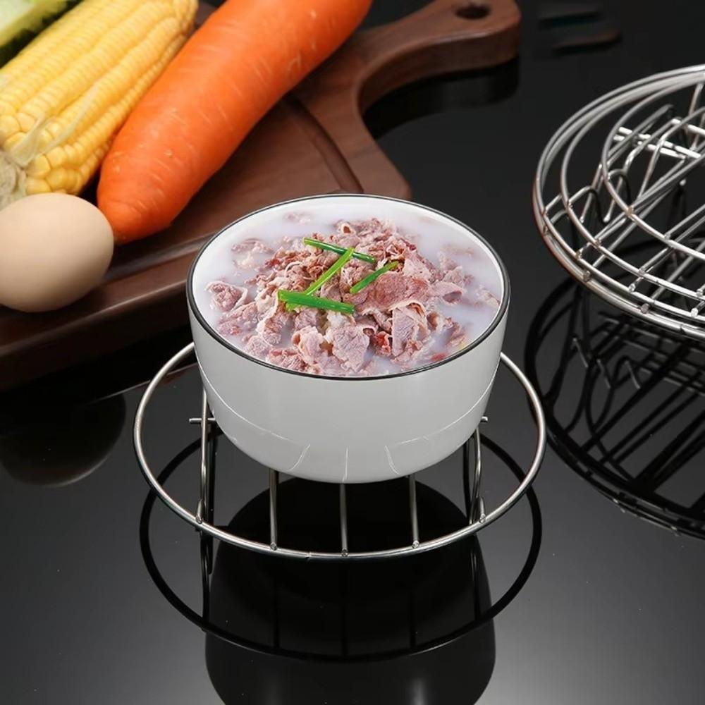 Rust-proof Stainless Steel Steaming Racks Thicken Air Fryer Rack Kitchen Steamer Holder Air Fryer
