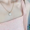 Rose Necklace Female Niche Design Sense French Drip Glaze Desert Rose Chain
