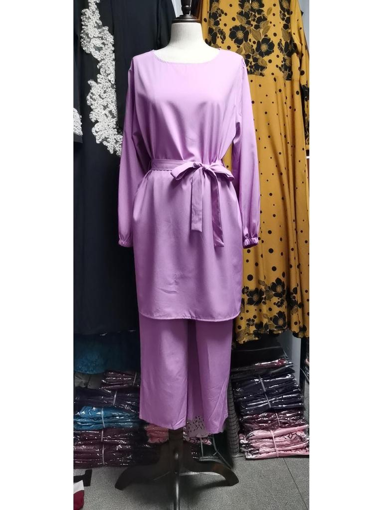 Idodo Eid al-Adha Damen Arabisches Set Hijab Mode 21028