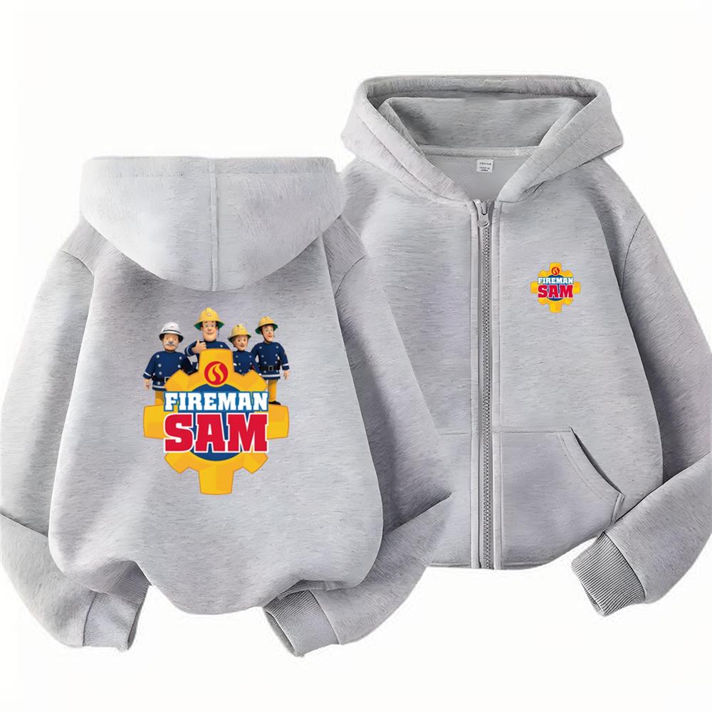 Kids Boy Girl Zip Hoodie Tops Casual Sweatshirt Boys Girls Letter Autumn Trendy Outerwear