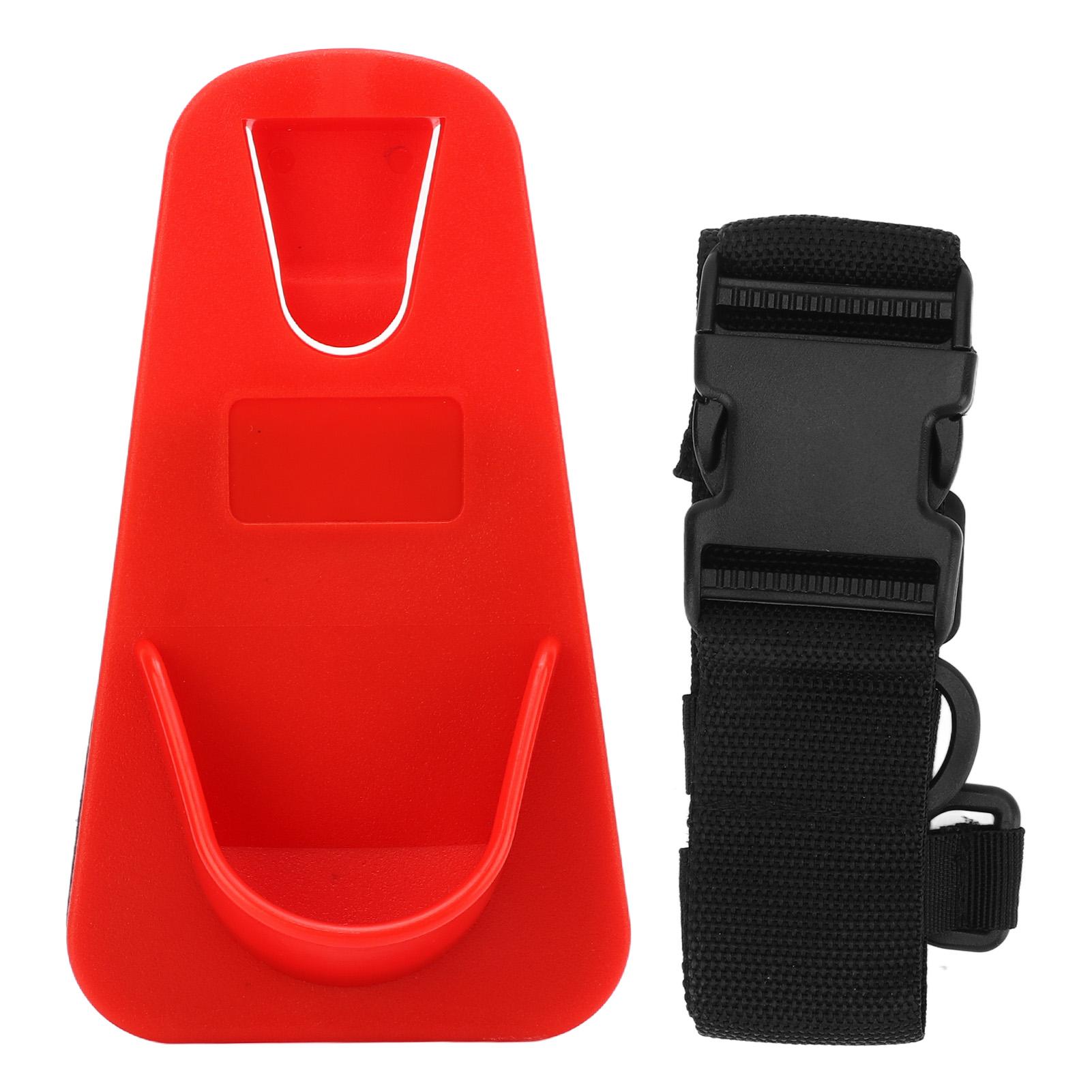 Fishing Belly Top Belt Fishing Waist Rod Holder Belt for Freshwater Saltwater Red