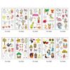 10 Stück Leuchtende Hawaiianische Tattoo-Sticker Leuchten im Dunkeln Tropischer Flamingo Strandparty-Sticker Aloha Luau Geburtstagsdeko Zubehör