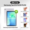 Coque de Protection - BOOLING - Samsung Galaxy Tab S9 - Silicone Renforcé - Noir - Emplacement Stylet