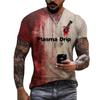 Unisex Summer Printed T-Shirt Unisex Loose Casual Short Sleeve Top