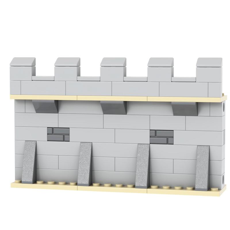 Walls Medieval Middle Age Building Blocks Toy Collection Kids Assembly Classic Brick Souvenir Decoration Horse Shed