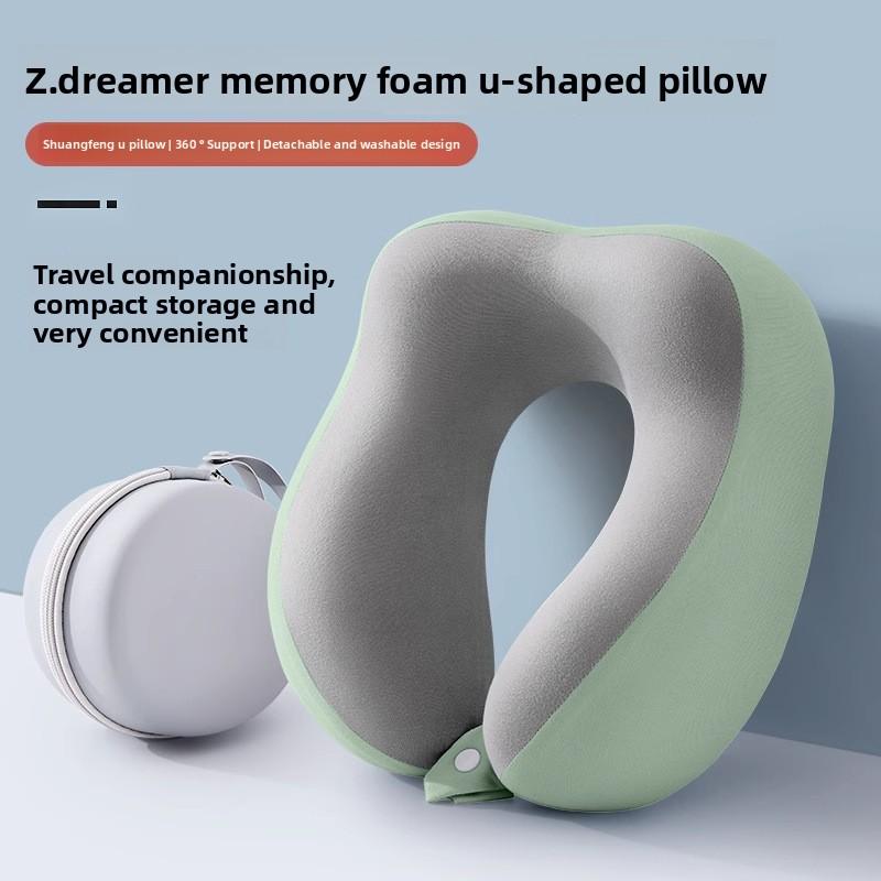 Soft Travel Pillow U Shaped Travel Healthcare Memory Foam Neck Cervical Airplane Pillow Neck Cushion