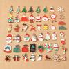 10/20/30 Pcs Random Mix Christmas Santa Claus Elk Charm Pendants for Earrings Necklace DIY Bracelet Jewelry Making Accessories