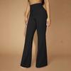 2025 Elegant High-Waist Flare Pants for Women: Chic European & American Office Style