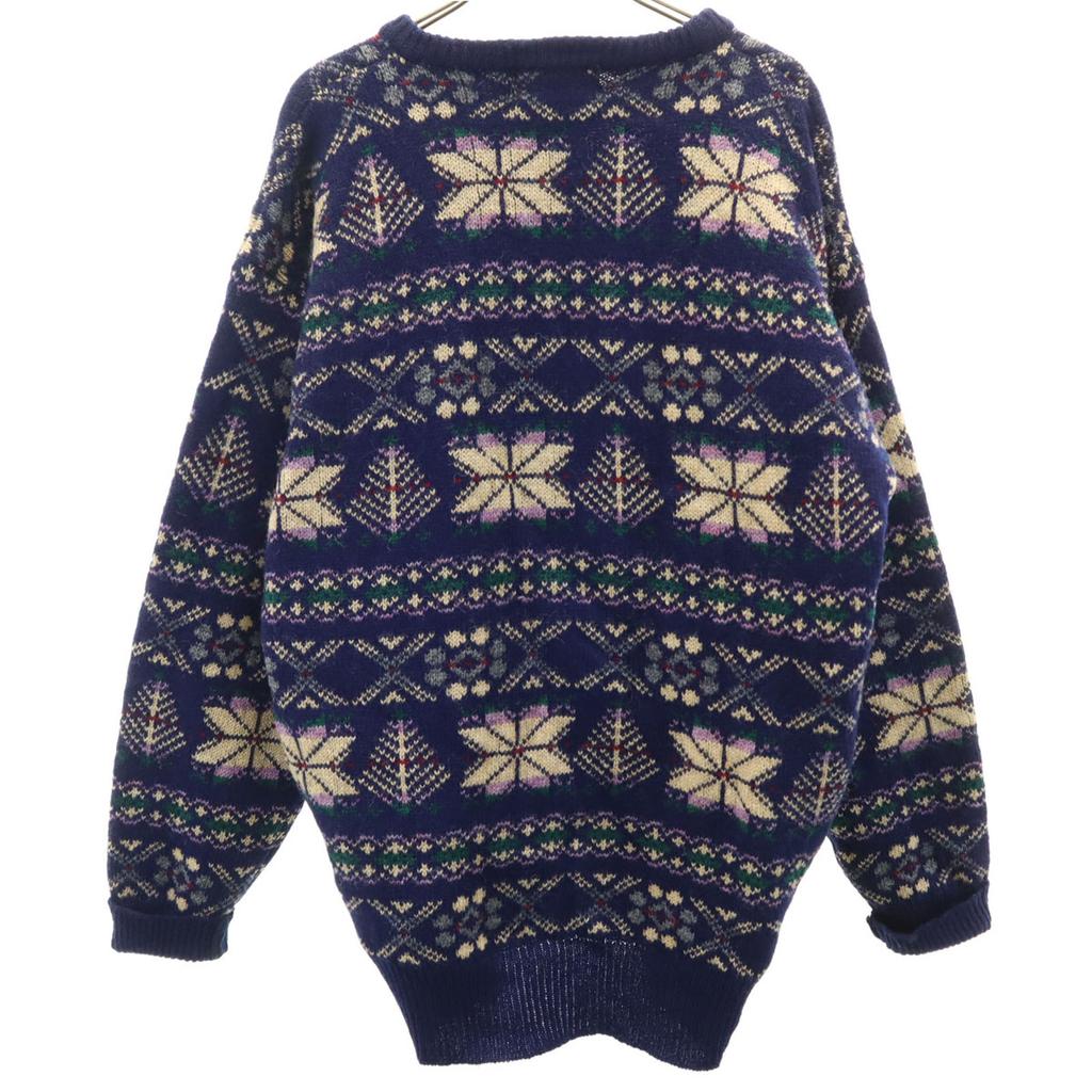 michael ross Baracuta made in England Nordic Pattern Long sleeve sweater Men's Used