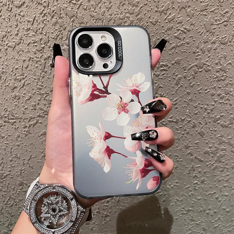 Flower Butterfly Leopard Patterned Cases For iPhone 11 12 13 15 Pro Max Plus Mini Shockproof Bumper Cover For iPhone 14 7 XS X Protective Phone Case
