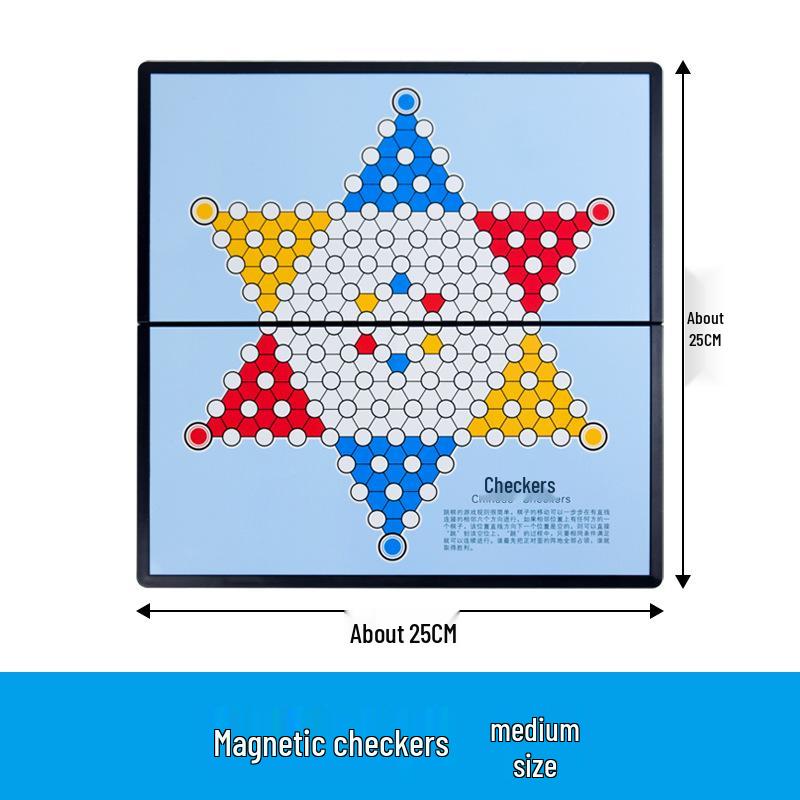 Magnetic Travel Games Set: Ludo, Gomoku, Land Battle Chess, Animal Chess, Checkers, Chinese Chess, International Chess, Military Chess