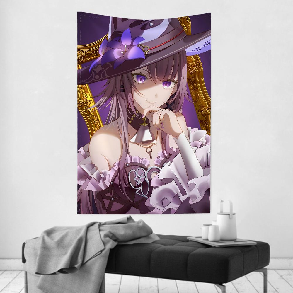 1 Stück The Herta Honkai Star Rail Spiel Wandteppich Raumdekor Wandtuch Party Hängender Hintergrund Raumdekor Babyzimmer