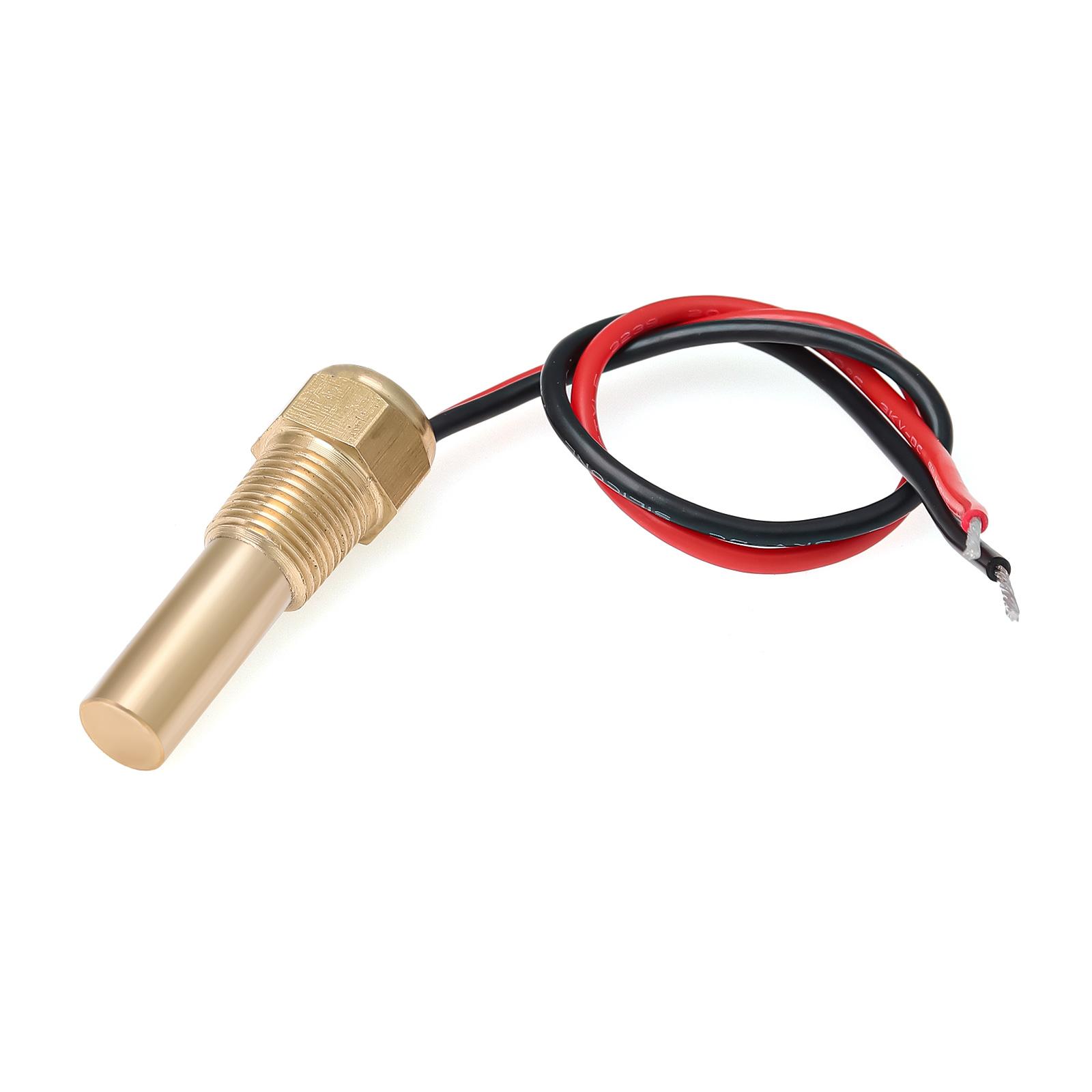 

52mm Motorcycle Marine Car Oil Temp Gauge Temperature Meter With Red Backlight 50-150 Celsius For Boat Auto Engine Alarm 12V 24V