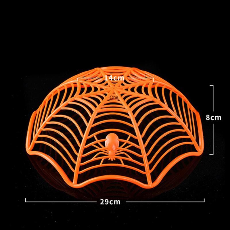 Halloween Candy Basket Halloween Snacks Fruits Bowl Biscuit Packaging Basket Trick or Treat Decoration Halloween Party Supplies
