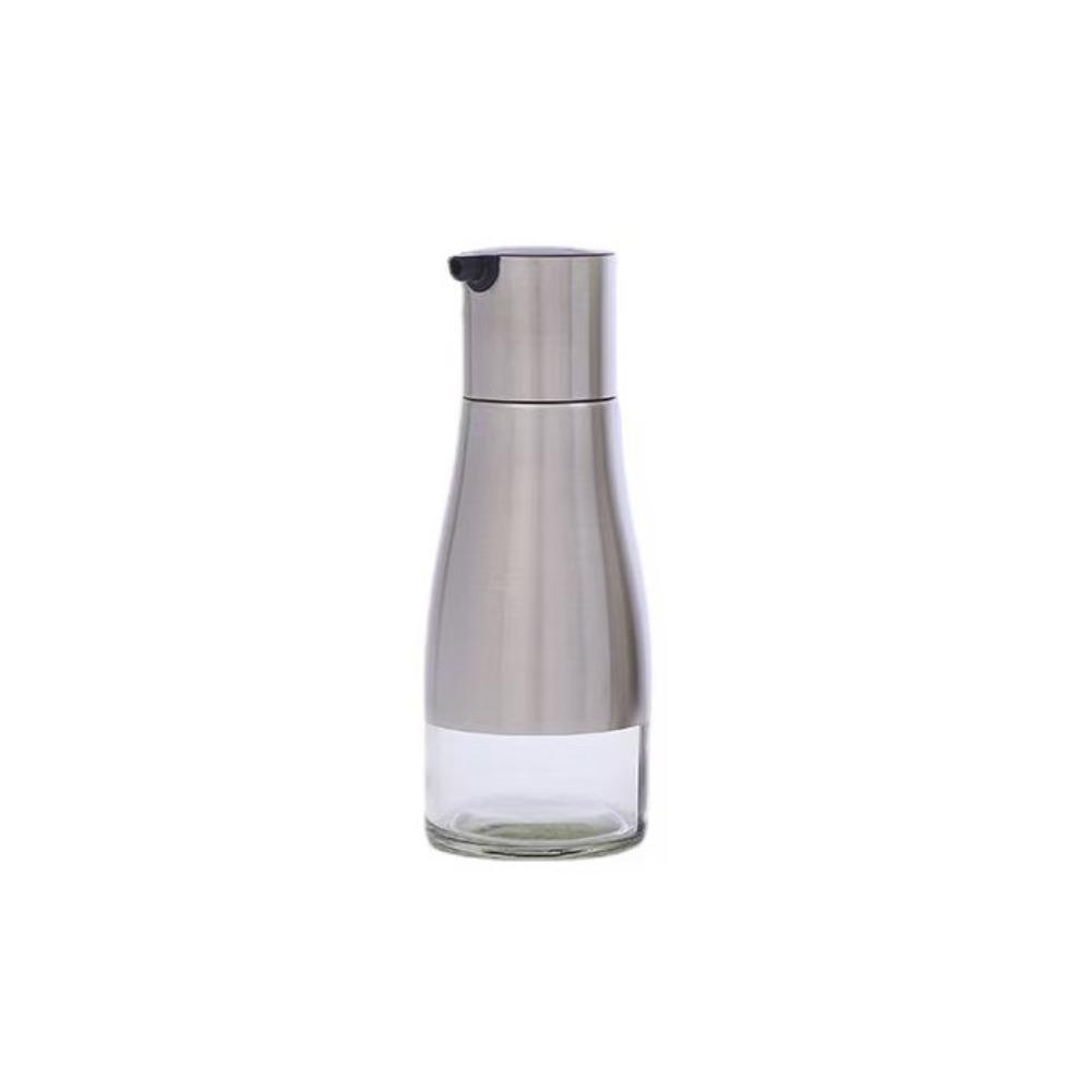 Food Grade Stainless Steel Oil Bottle Leak Proof Olive Oil Dispenser Condiment Container  Home чёрный