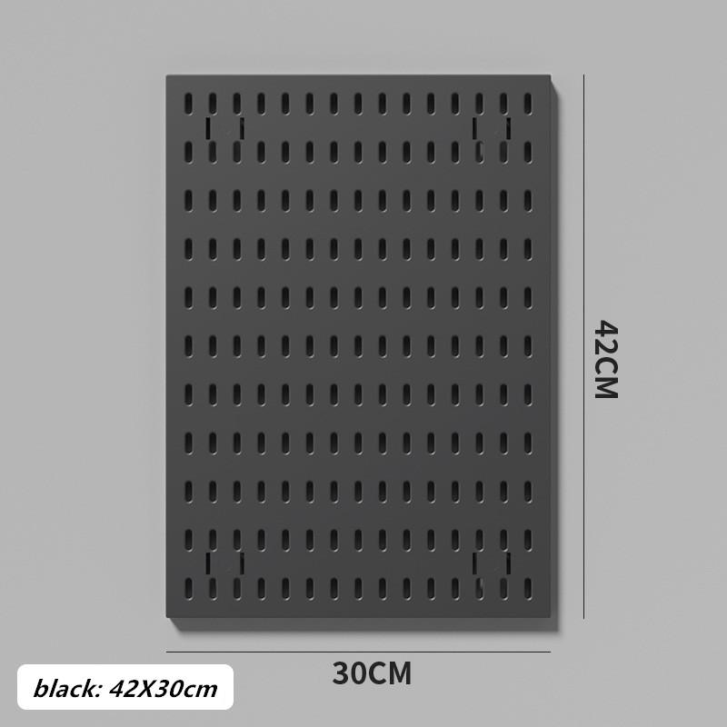 Punch-free Hole Board Vertical Desktop Wall Hanging Office Desk Storage Shelf Reading Room Desktop Kitchen Bathroom Storage Rack