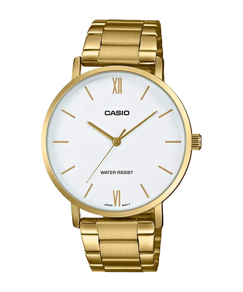 Casio Dress Watch MTP-VT01G-7BUDF A1780 Men s Gold