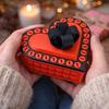Unique Heart Shaped Annoying Gift Box 8 cm Detachable 3 D Printed Box Funny with Screws Take Apart Box Hobbies