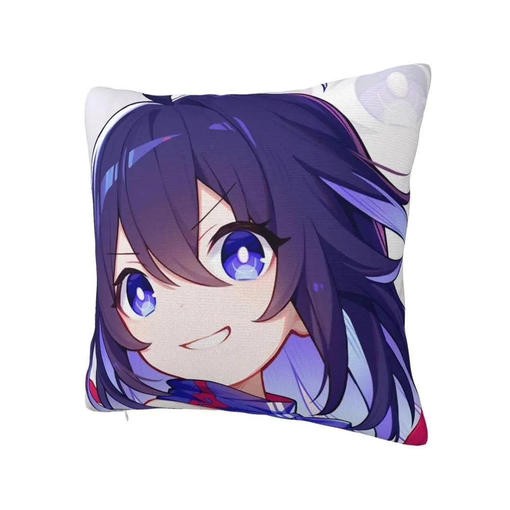 Seele Game Honkai Star Rail Pillowcase Printed Polyester Cushion Cover Decorations Pillow Case Cover Seat Zipper