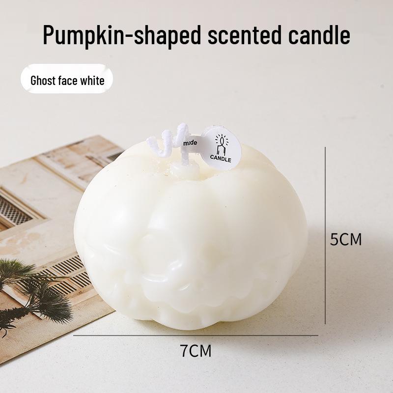 Pumpkin Scented Candle: Halloween Gift & Creative Fruit Ornament