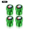 EHL2 4Pcs Car Tire Valve Caps Metal Styling Tyre Air Stems Cover For Buick Enclave Regal Lacrosse Encore Excelle Envision GL6 GL8 HRV
