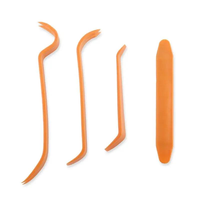 4pcs/set Car Panel Removal Tools - Radio Door Clip Trim Dash Pry Repair Tool for Audio Removal Installer
